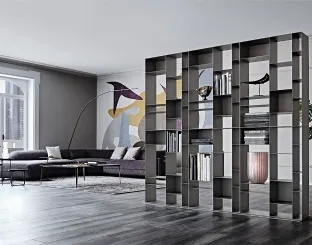Latitude room divider bookcase by Cattelan Italia