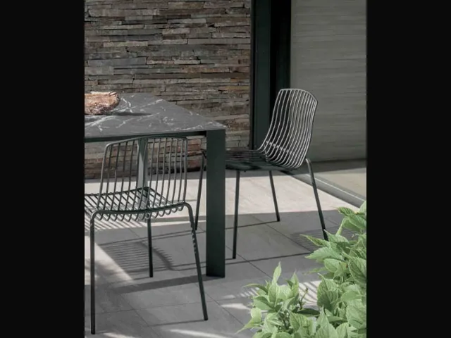Metal chair Ariel by Altacom