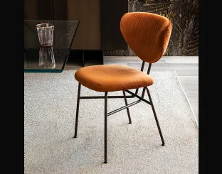 Chloe chair in velvet by Cattelan Italia