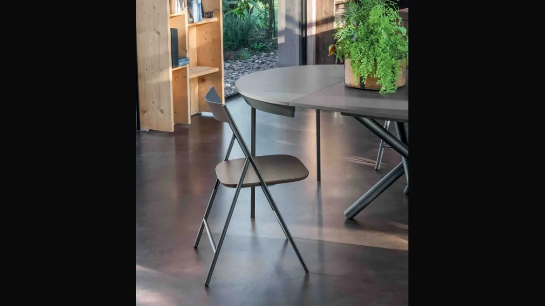 Jolie Wood Folding Chair by Altacom