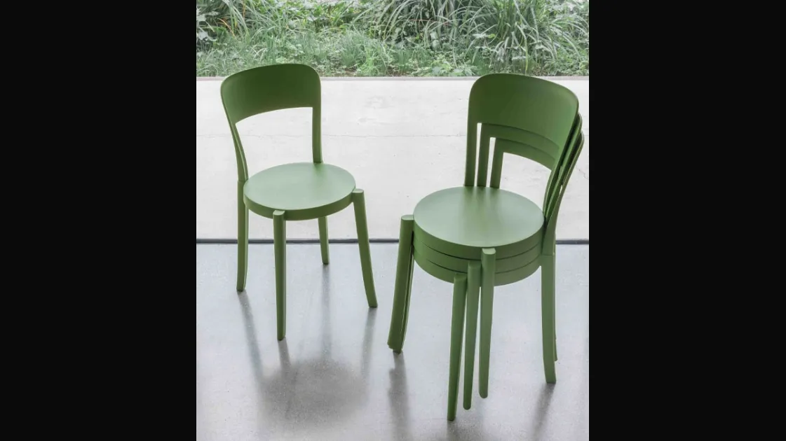 Stackable chair Lilly by Altacom