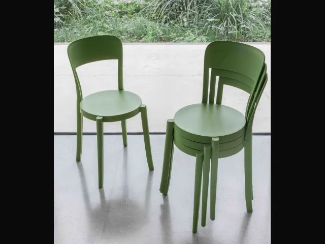 Stackable chair Lilly by Altacom
