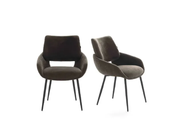 Luna Upholstered Chair by Devina Nais