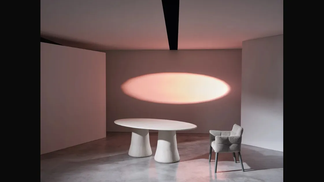 Mae padded chair by Gervasoni