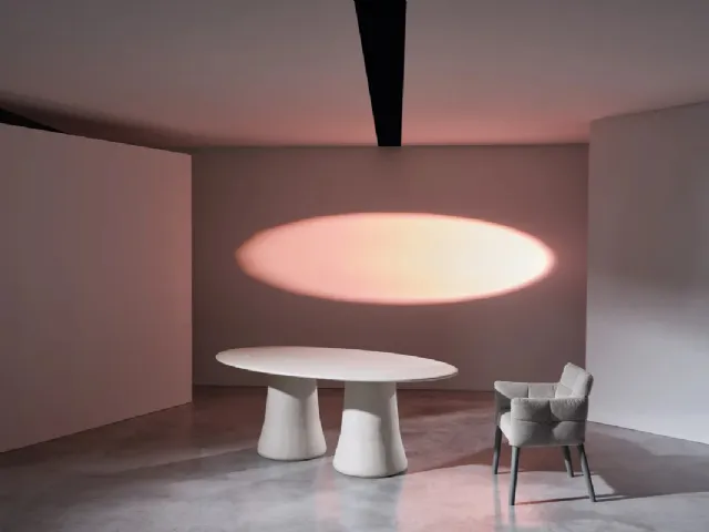Mae padded chair by Gervasoni