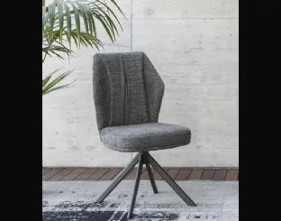 Mirabel chair in padded fabric by Altacom.