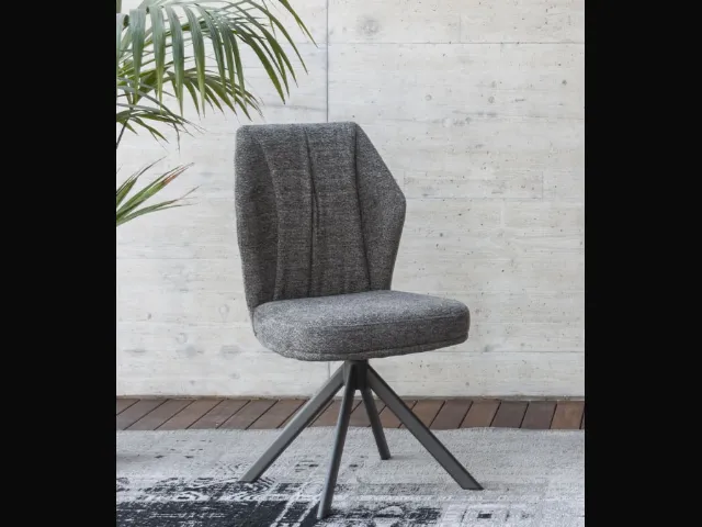 Mirabel chair in padded fabric by Altacom.