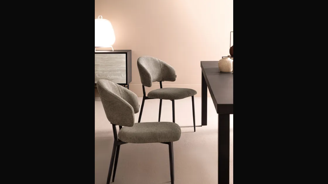 Pura Upholstered Chair by Devina Nais