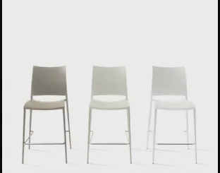 Sand polypropylene stool by Desalto