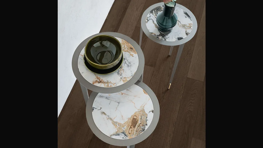 Brio Keramic multi-level modern console by Cattelan Italia