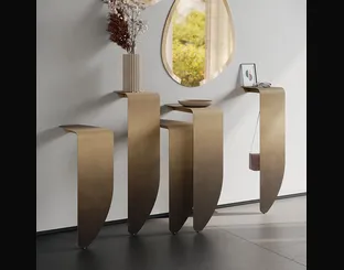 Peninsula metal console by Cattelan Italia