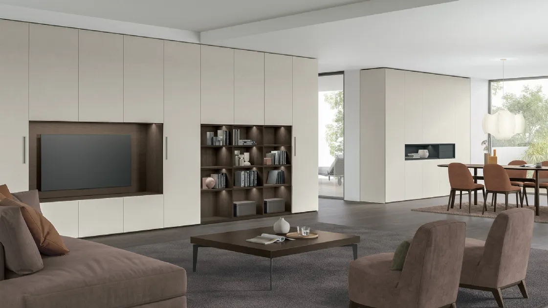 Logic Plus UNIT 01 wall unit by Tomasella.