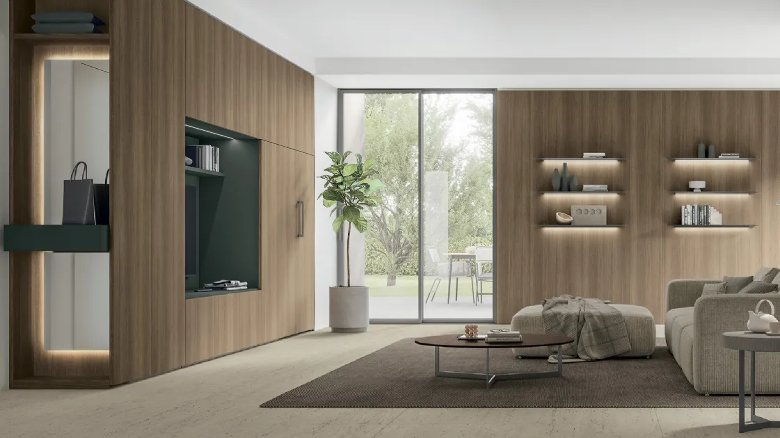 Logic Plus UNIT 02 wall unit by Tomasella.