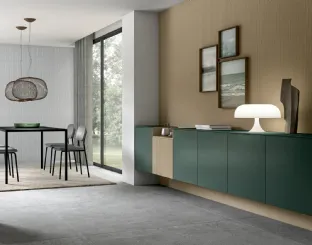 Living Glass floating cabinet by Arredo3