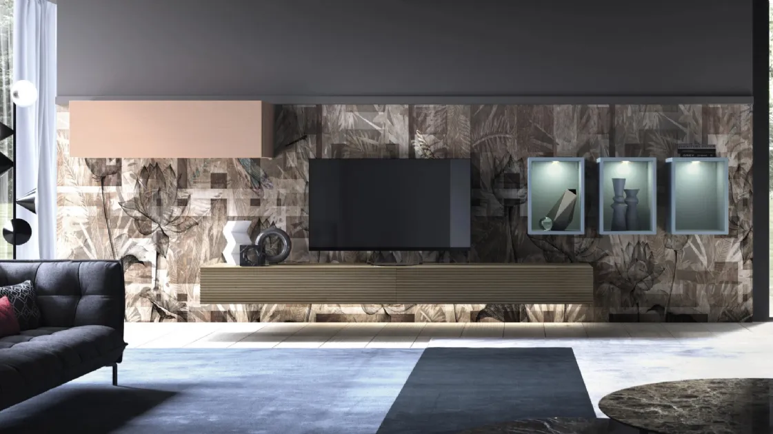 Suspended Living Zero 16 Mobile in Oak by Devina Nais