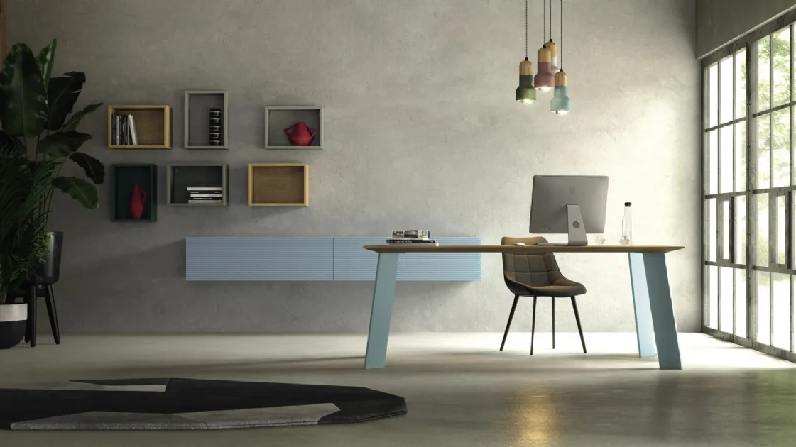 Suspended Living Zero 16 mobile in Oak by Devina Nais.