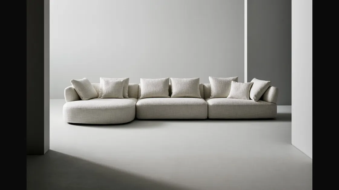 Bonaldo's Aldebaran sofa with a chaise lounge
