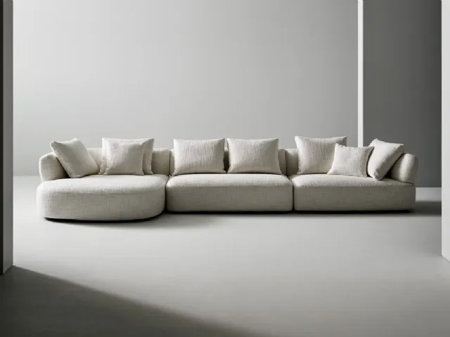 Bonaldo's Aldebaran sofa with a chaise lounge