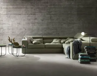 Corner sofa in Alter fabric by Samoa