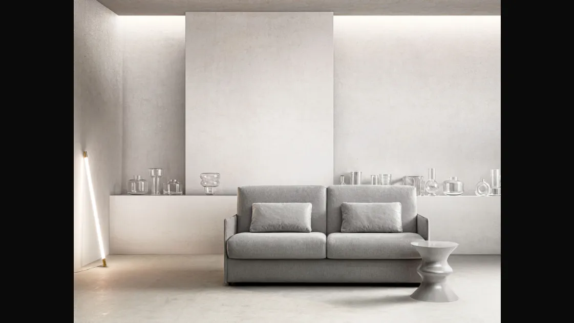 Sofa bed in fabric Ariel by Samoa.