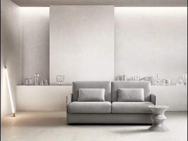 Sofa bed in fabric Ariel by Samoa.