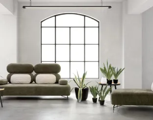 Linear sofa in Avalon fabric by Samoa.