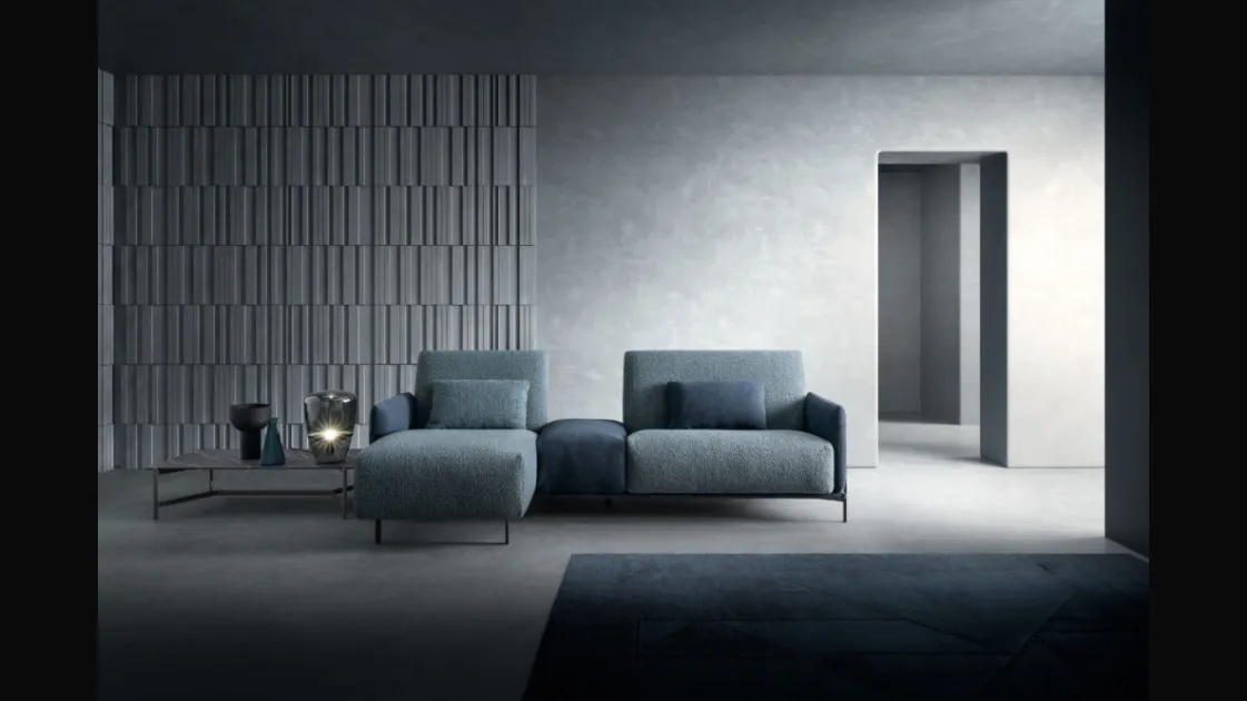 Sofa with peninsula Blank Minimal by Samoa