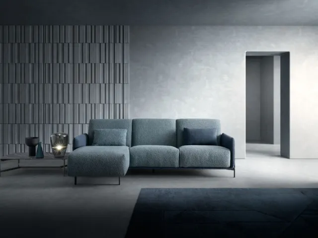 Sofa with Blank Minimal peninsula by Samoa