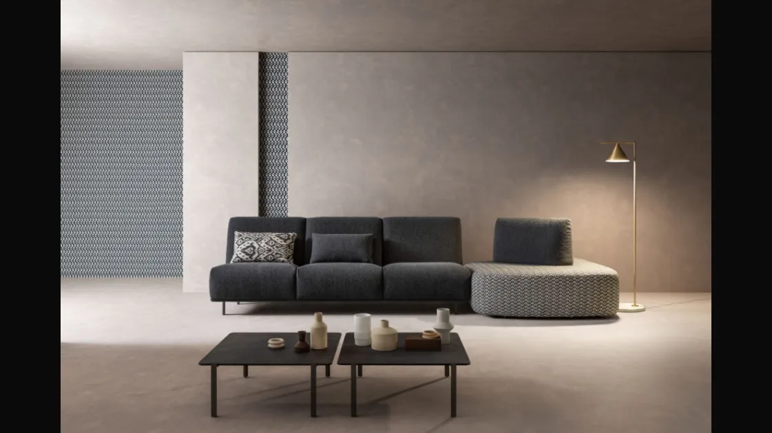 Sofa with Blank Open peninsula by Samoa