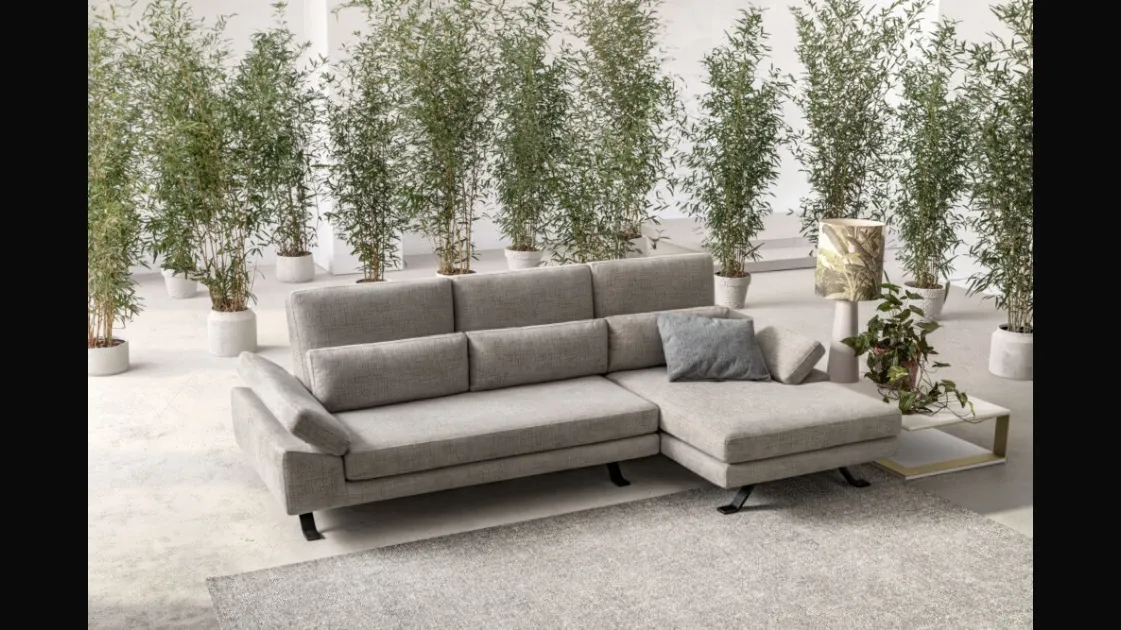 Sofa with peninsula Boss by Samoa