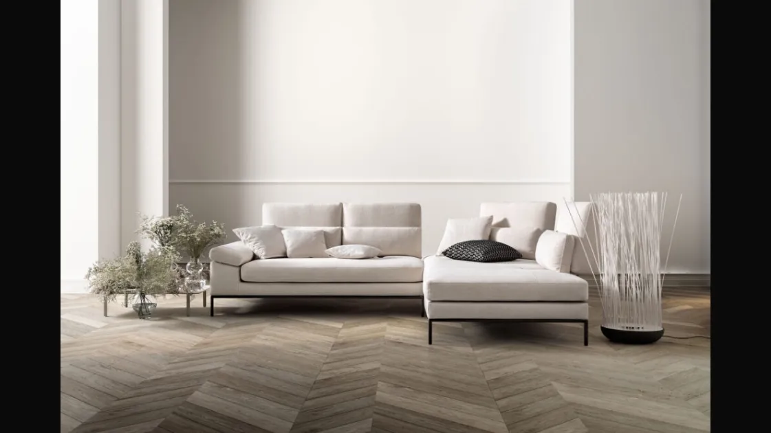 Sofa with peninsula Boss by Samoa