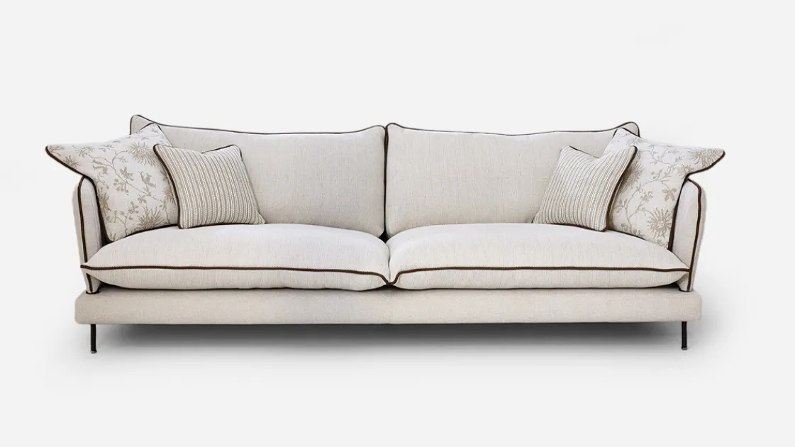 Linear sofa Brando by Pianca.