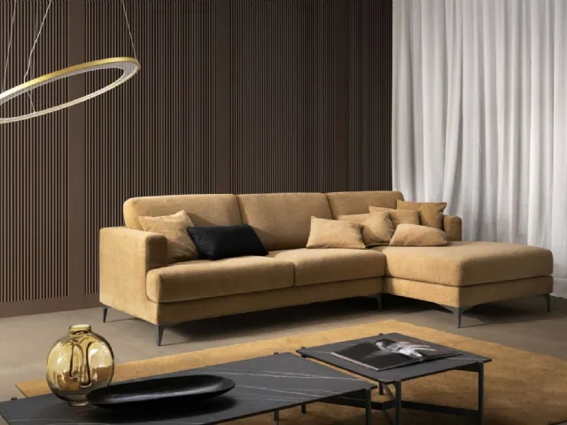 Cherry peninsula sofa by Samoa.