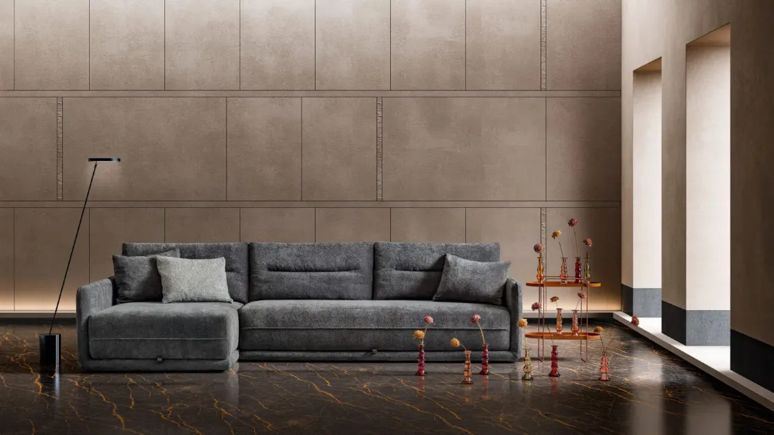 Convertible Clock Sofa Bed by Samoa