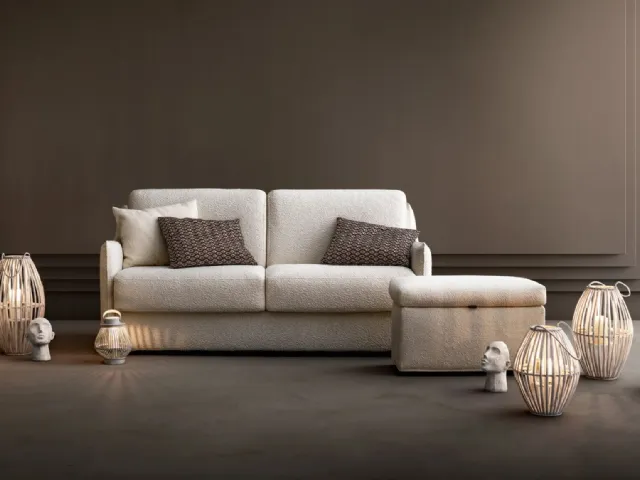 Linear sofa bed Domus by Samoa
