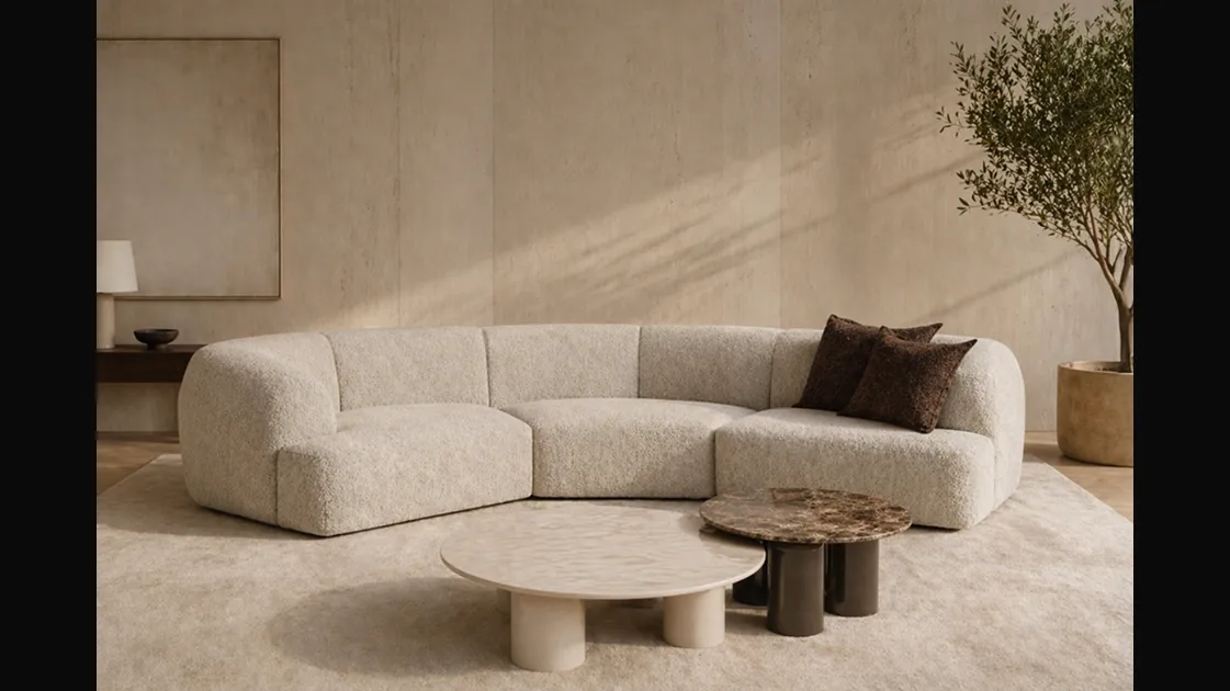 Doro fabric sofa by Pianca