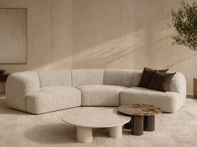 Doro fabric sofa by Pianca