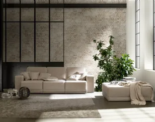 Modular sofa with removable seats Double by Samoa