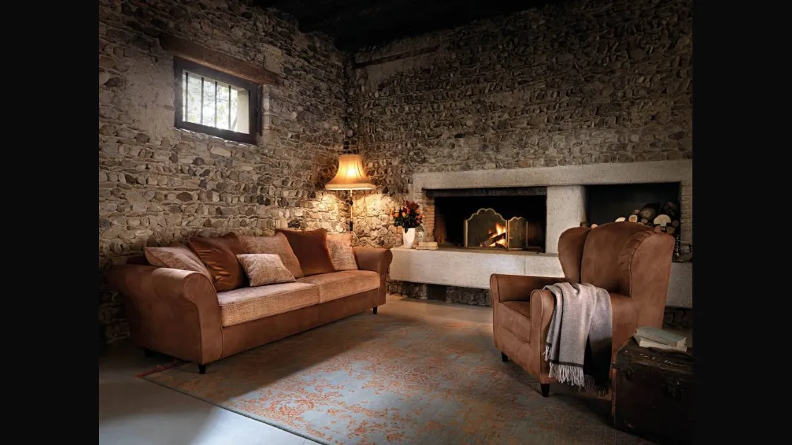 Elite Special leather living room by Samoa.
