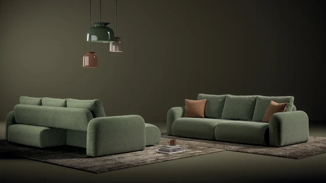 Linear Flow sofa by Biba Salotti