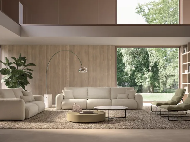 Linear sofa Flow by Biba Salotti