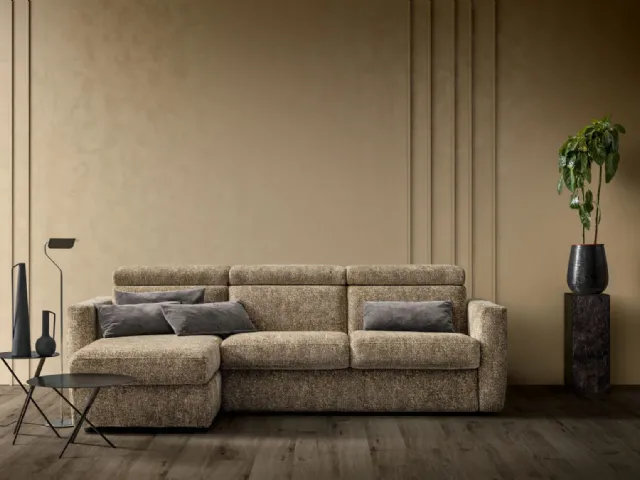 Ground sofa bed with peninsula by Samoa