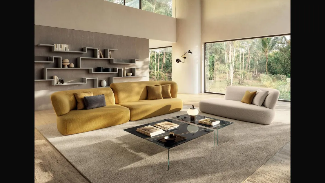 Linear sofa Londy by Lago