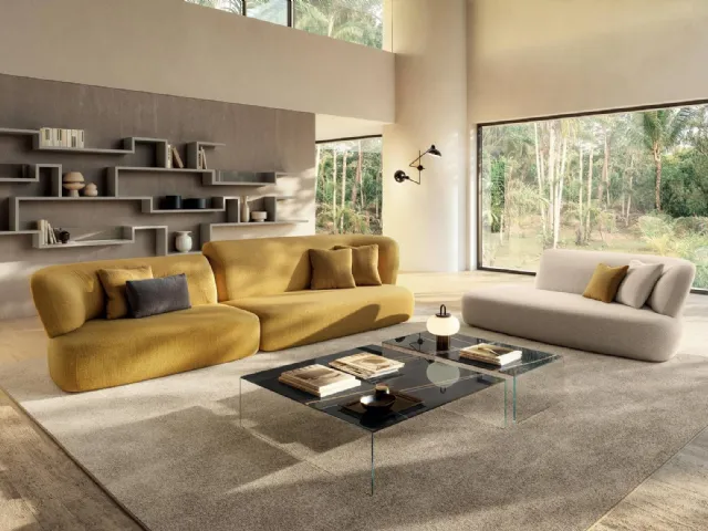 Linear sofa Londy by Lago