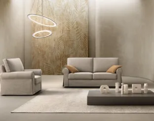 Classic sofa in Love fabric by Samoa.