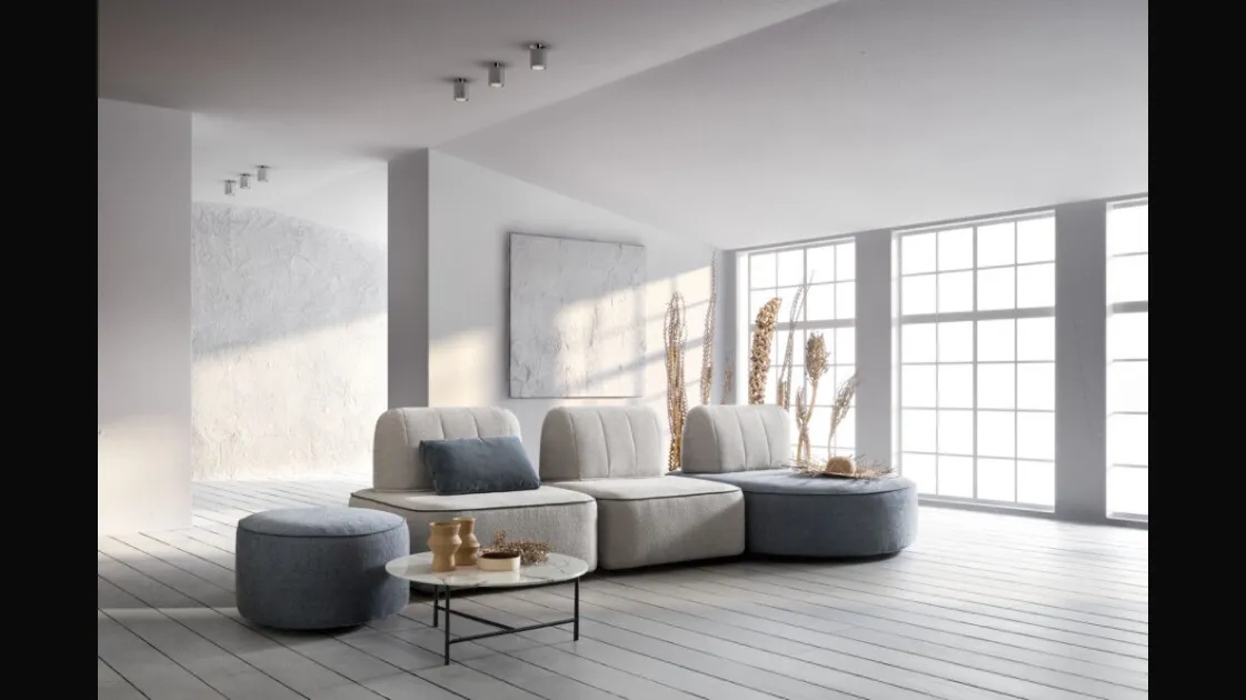 Sofa with peninsula Matrix by Samoa