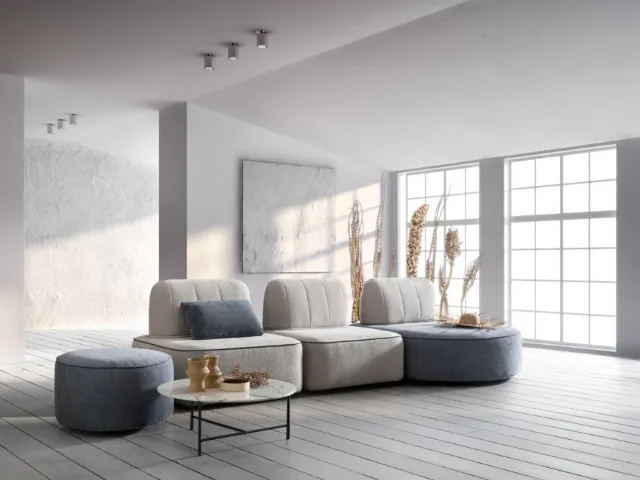 Sofa with peninsula Matrix by Samoa