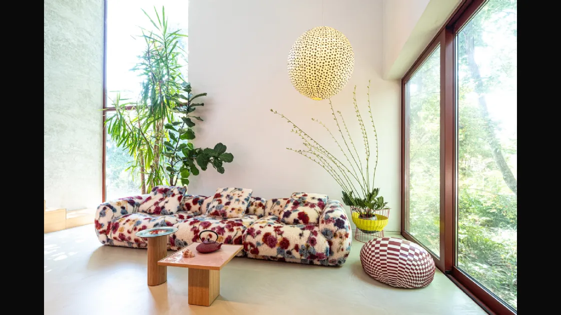 Moroso's Me-Time padded sofa