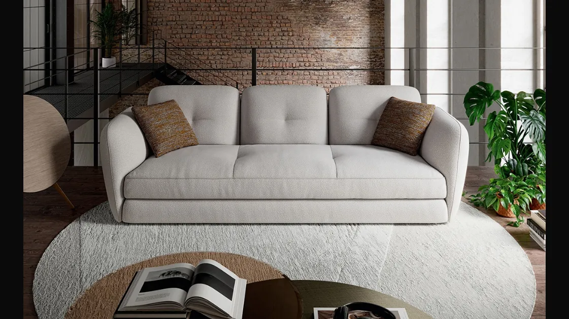 Linear sofa Michael by Cattelan Italia.