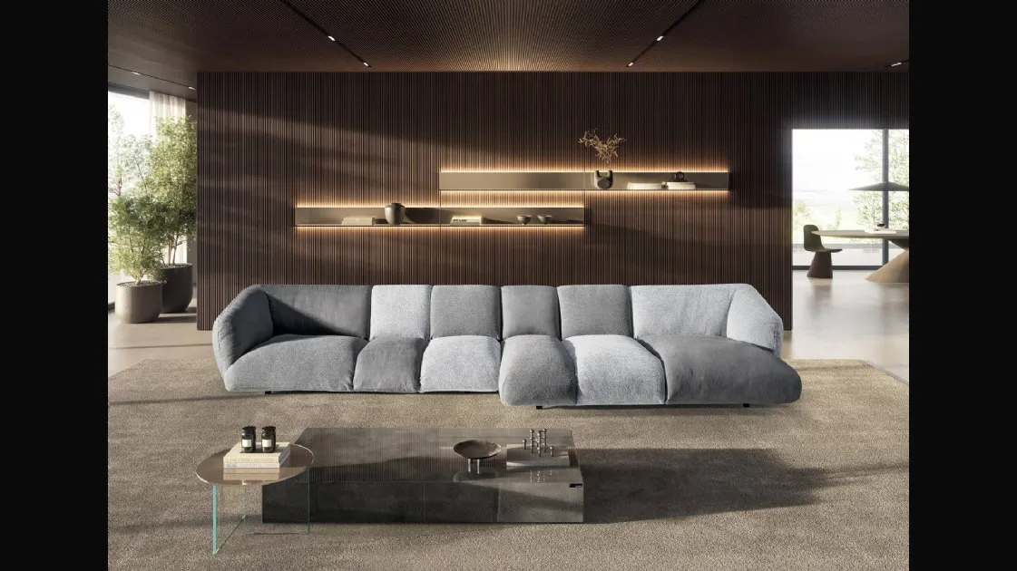 Sofa with peninsula Not Only White by Lago